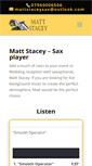 Mobile Screenshot of mattstaceysax.co.uk